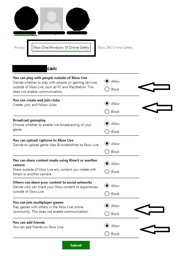 How to fix multiplayer is disabled by XBOX account privacy settings ?