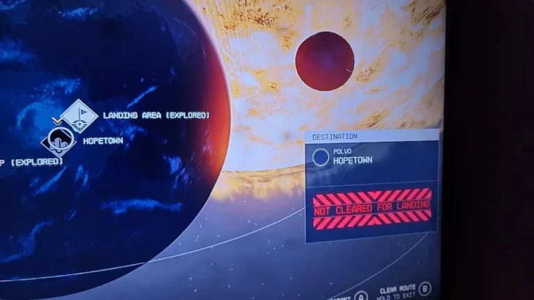 Fix Starfield unable to land on Planet “Not cleared for landing” ?