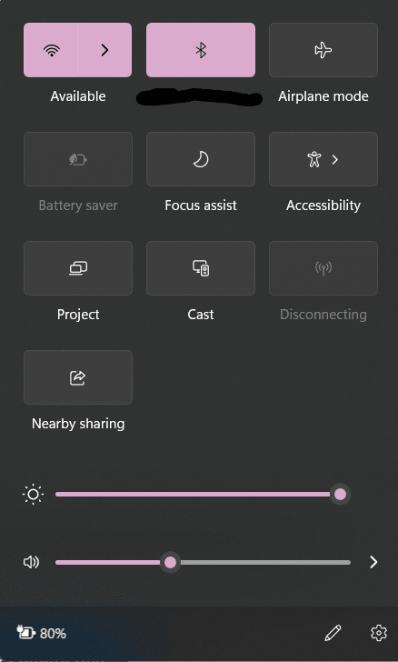 How to fix Window Hotspot icon greyed out "Disconnecting"