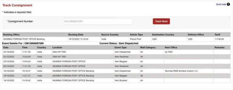 India Post Tracking Not Working? “Consignment Details Not Found”