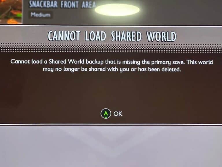 Grounded 2 – Cannot load Shared world ? How to fix