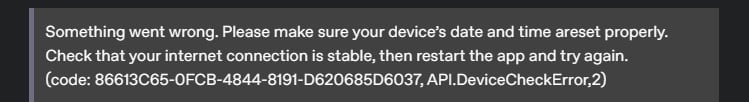 ChatGPT Login Error: “Something Went Wrong. Please Make Sure Your Device’s Date and Time Are Set Properly”