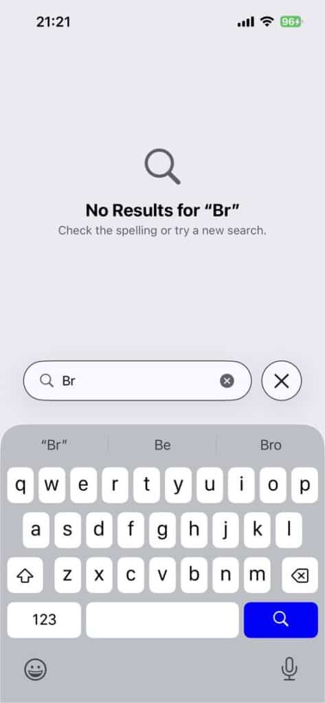 How to fix Settings Search Not Working after iOS 26 update: iPhone 16