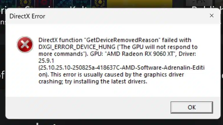 How to Fix Battlefield 6 DirectX function Error ?