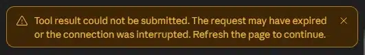 "Claude Tool Result Could Not Be Submitted" — What It Means and How to Fix It