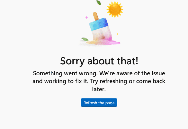 Microsoft Store Showing “Sorry About That! Something Went Wrong” Error? Here’s How to Fix It