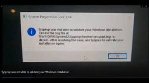 How to Fix “Sysprep Was Not Able to Validate Your Windows Installation” in Windows