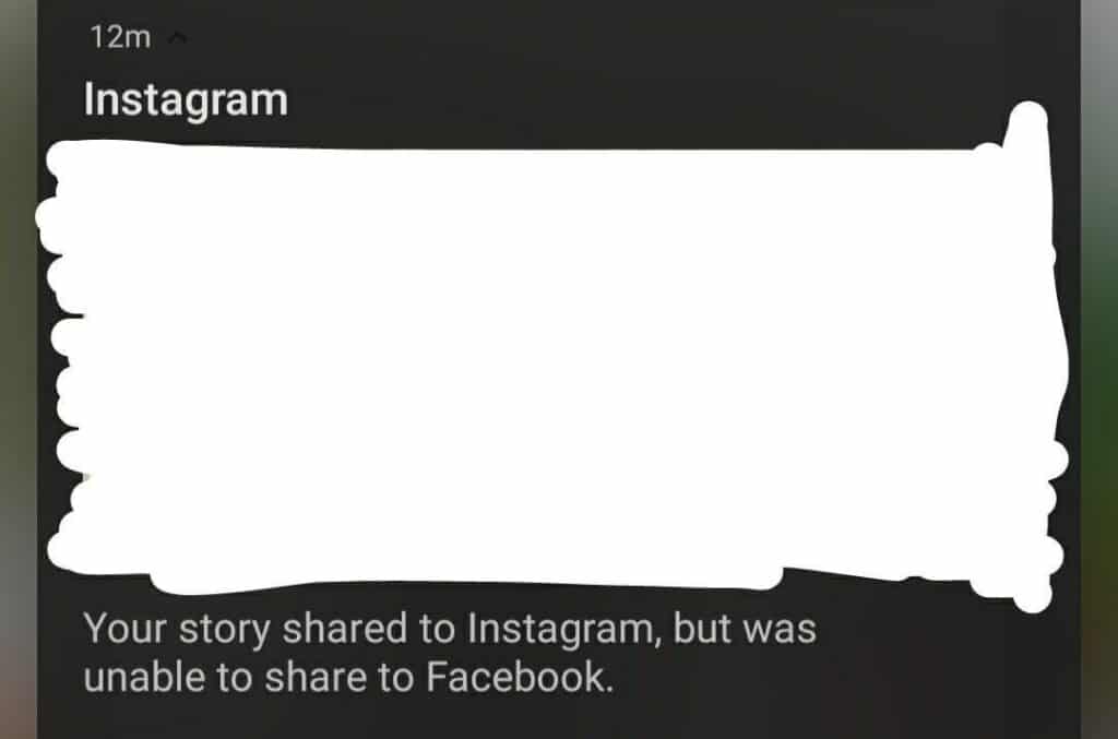 Fix Your Story Shared to Instagram, But Was Unable to Share to Facebook” 2026