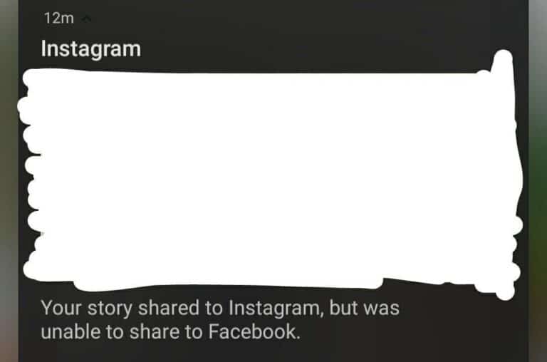 How to Fix “Your Story Shared to Instagram, But Was Unable to Share to Facebook” on iPhone, iPad, Samsung, and Android